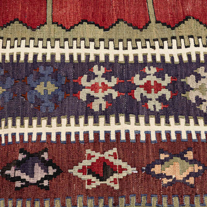 Vintage Konya Obruk Kilimi - 140 cm x 193 cm - K0072494