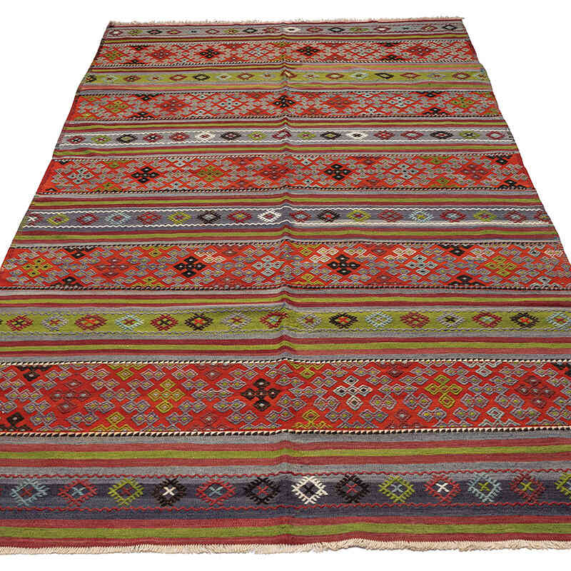 Alfombra Vintage Denizli Kilim - 163 cm x 290 cm - K0072496