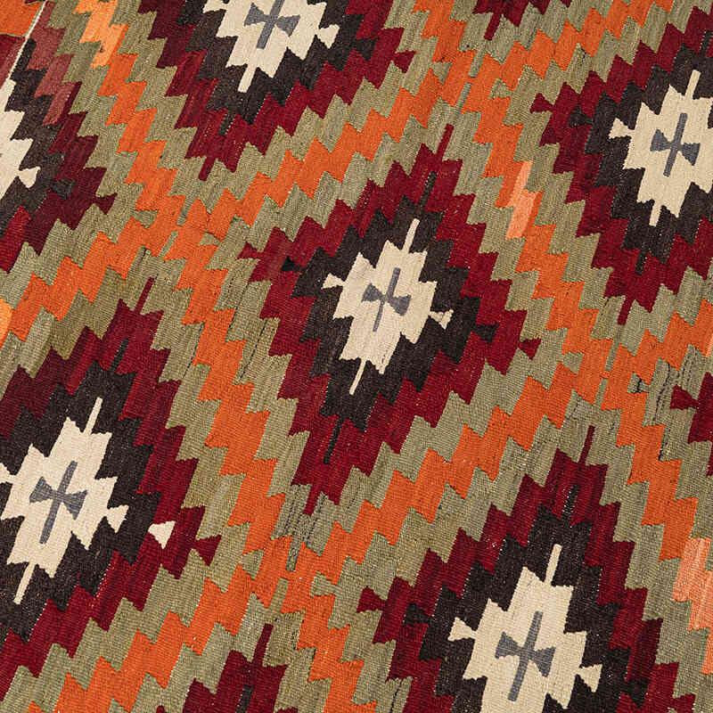 Vintage Çal Kilimi - 111 cm x 147 cm - K0072497