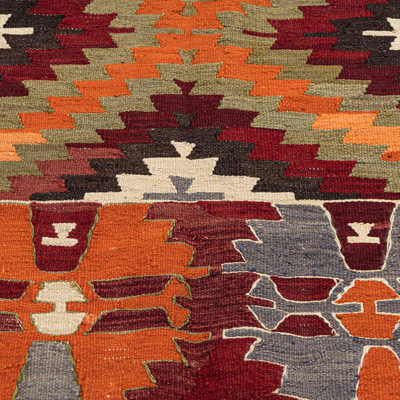 Vintage Çal Kilimi - 111 cm x 147 cm - K0072497