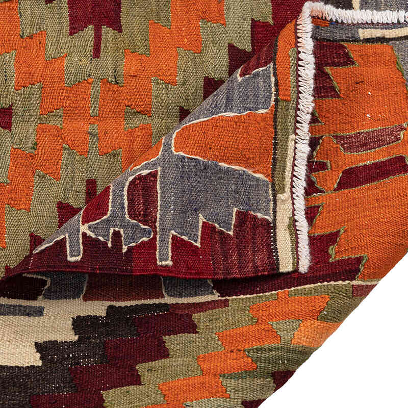 Vintage Çal Kilimi - 111 cm x 147 cm - K0072497