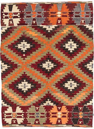 Vintage Cal Kilim Rug - 3' 8" x 4' 10" (44" x 58")