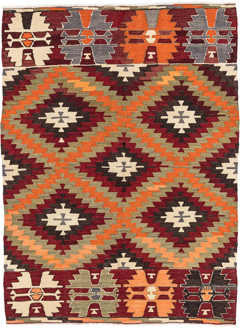 Vintage Çal Kilimi - 111 cm x 147 cm - K0072497