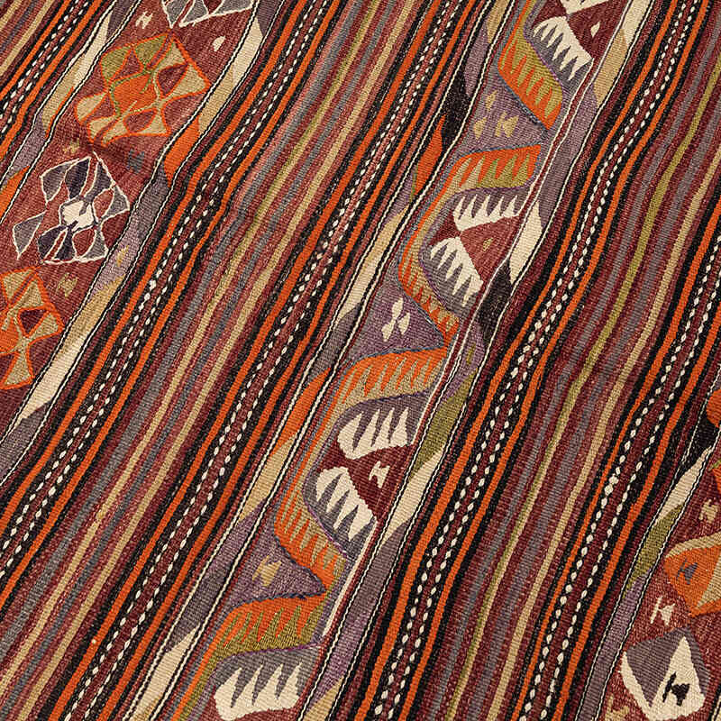 Vintage Konya Kilim Rug - 4' 1" x 6' 11" (49" x 83") - K0072506