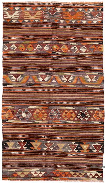 Vintage Konya Kilim Rug - 4' 1" x 6' 11" (49" x 83")