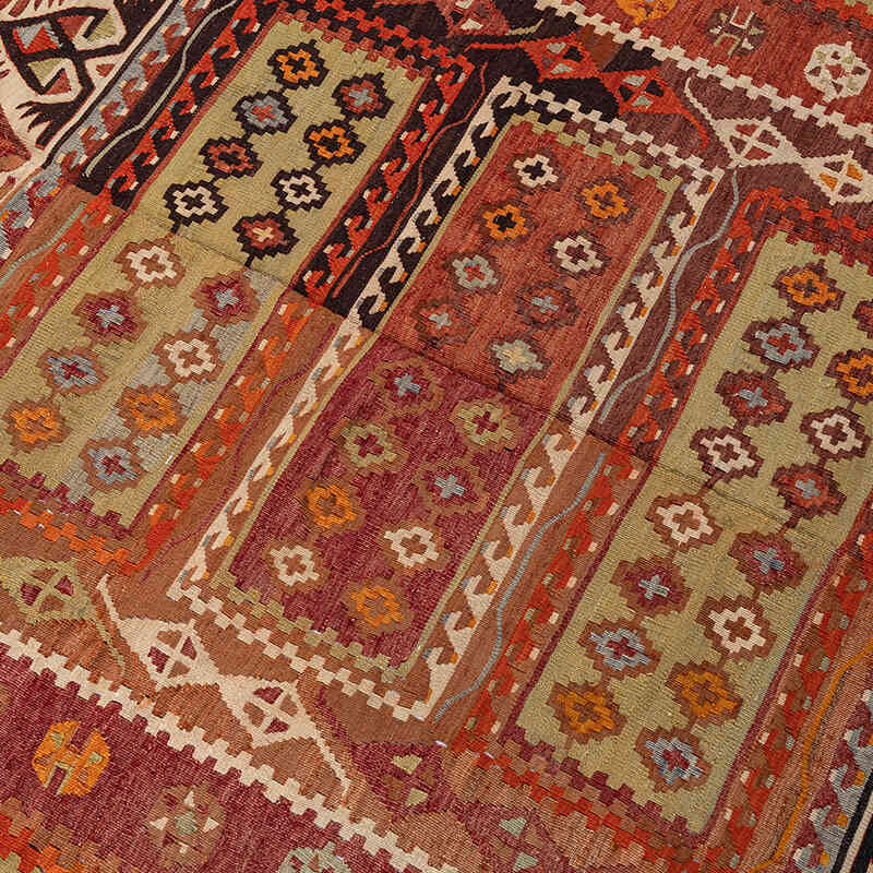 Vintage Çorum Kilimi - 145 cm x 387 cm - K0072512