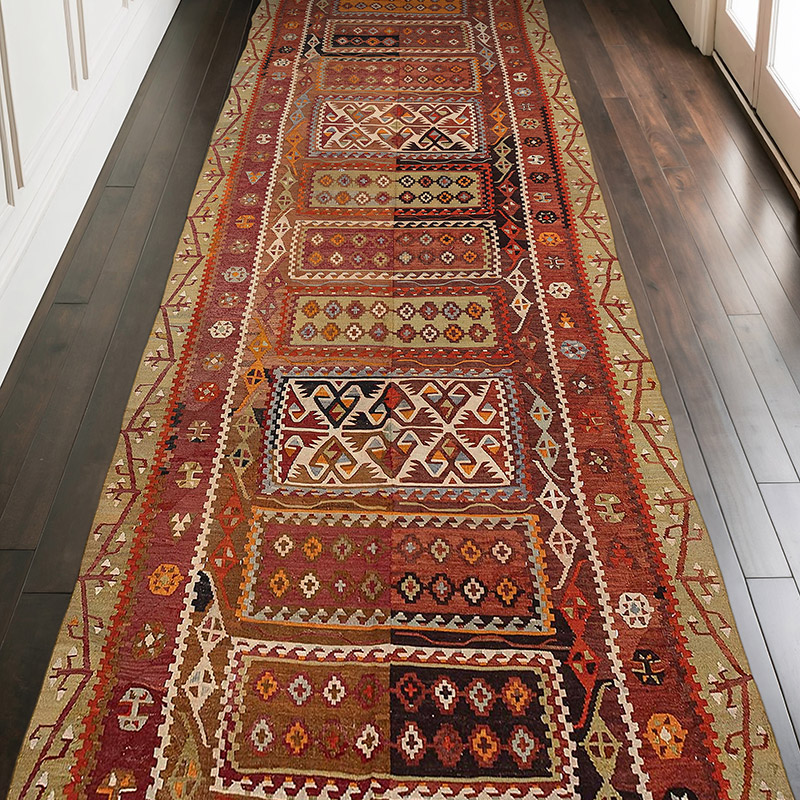 Vintage Çorum Kilimi - 145 cm x 387 cm - K0072512
