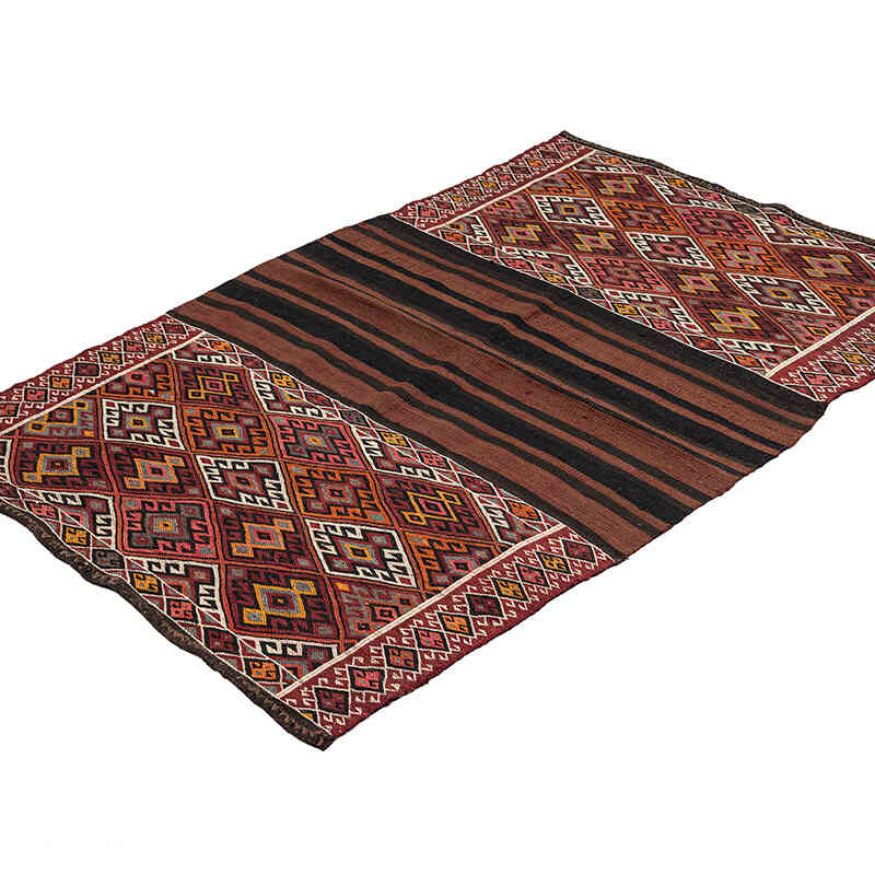 Alfombra Vintage Bayburt Kilim - 105 cm x 155 cm - K0072513