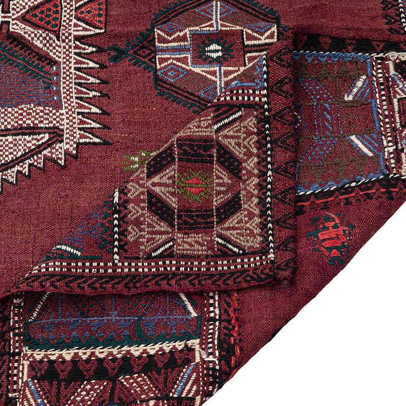 Vintage Konya Cicim Kilim - 139 cm x 170 cm - K0072518