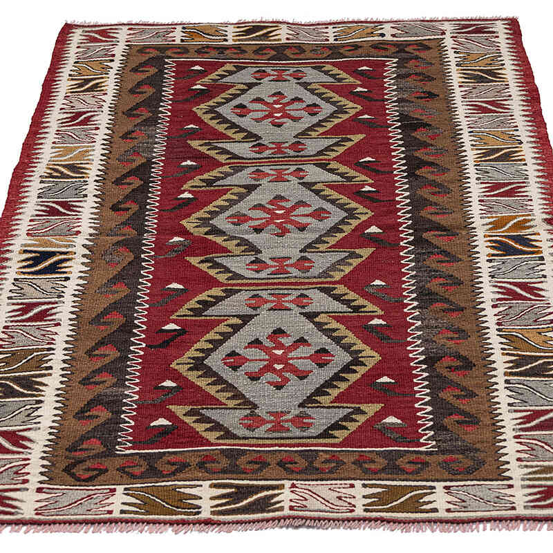 Vintage Adana Kilim Rug - 2' 7" x 4' 1" (31" x 49") - K0072521