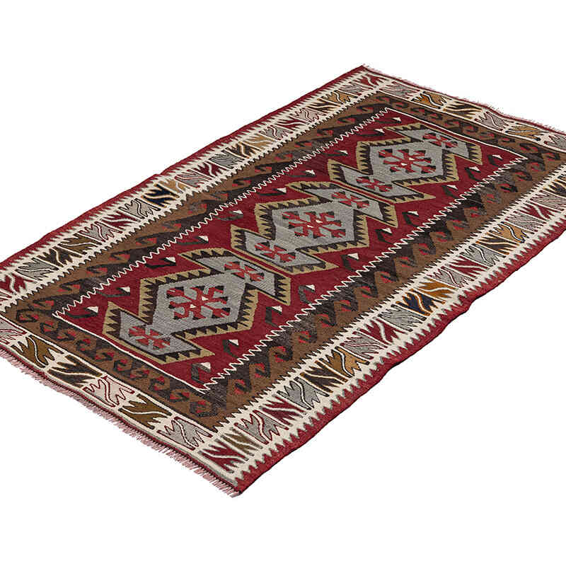 Vintage Adana Kilim Rug - 2' 7" x 4' 1" (31" x 49") - K0072521