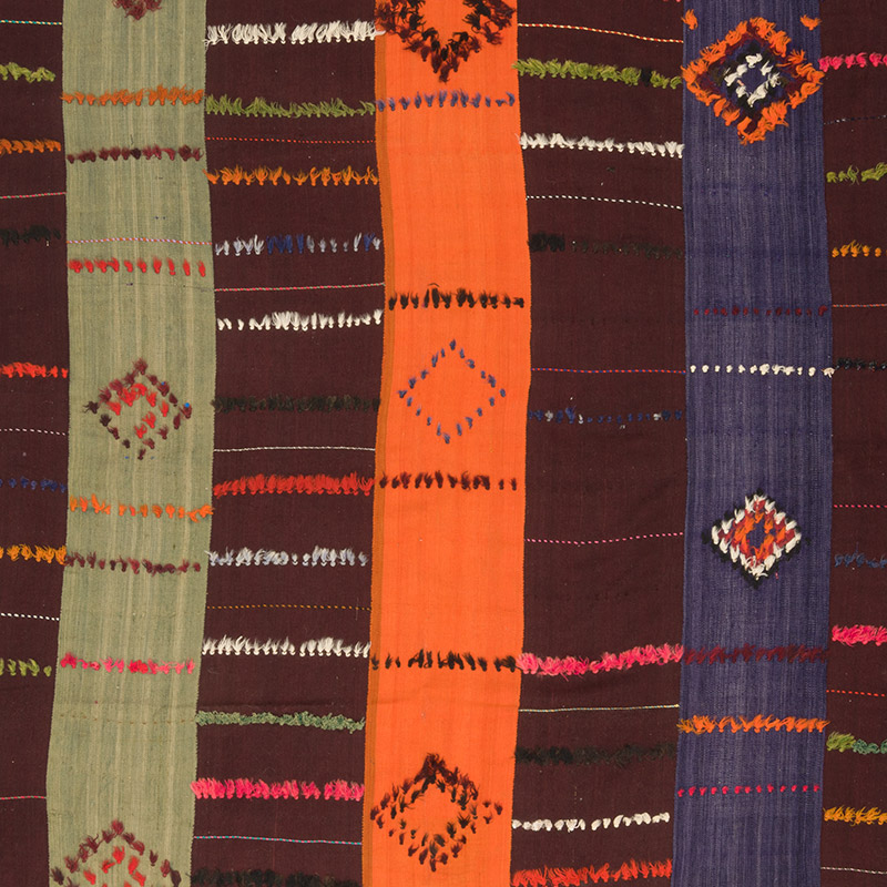 Vintage Malatya 'Perde' Kilim - 222 cm x 325 cm - K0072524