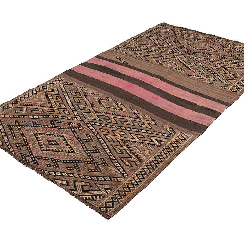 Vintage Bayburt Kilim Rug - 4' 1" x 6' 7" (49" x 79") - K0072531
