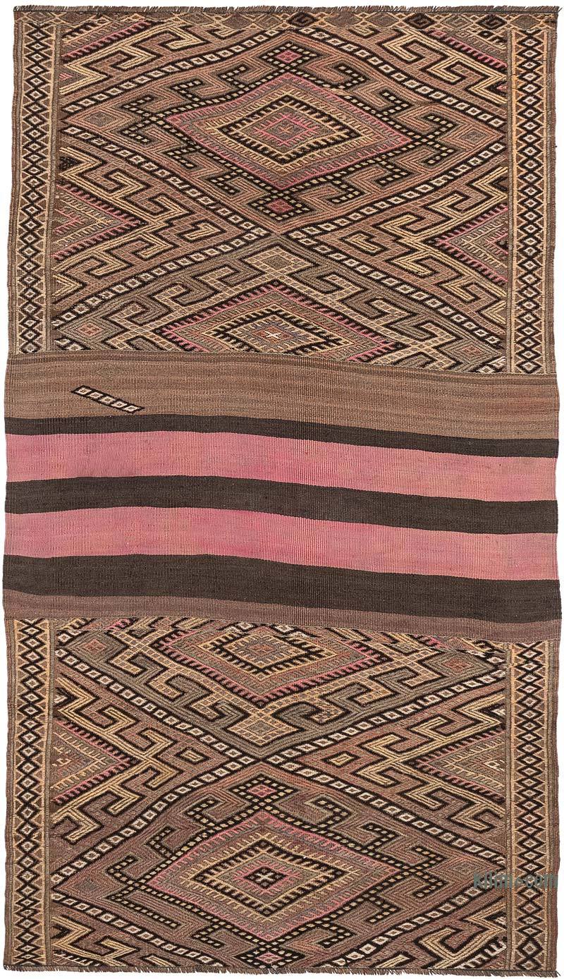 Vintage Bayburt Kilim Rug - 4' 1" x 6' 7" (49" x 79") - K0072531