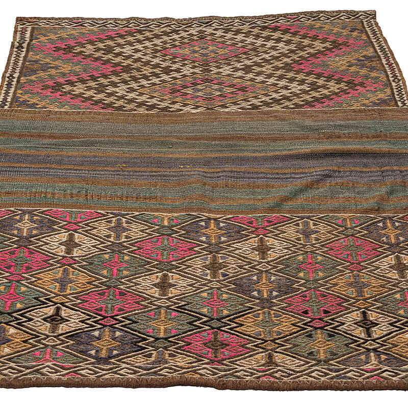 Alfombra Vintage Bayburt Kilim - 117 cm x 153 cm - K0072532