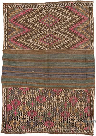 Vintage Bayburt Kilimi - 117 cm x 153 cm