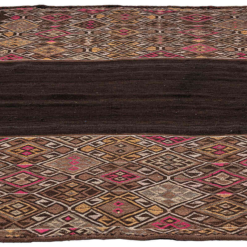 Vintage Bayburt Kilim Rug - 4' 2" x 4' 10" (50" x 58") - K0072533