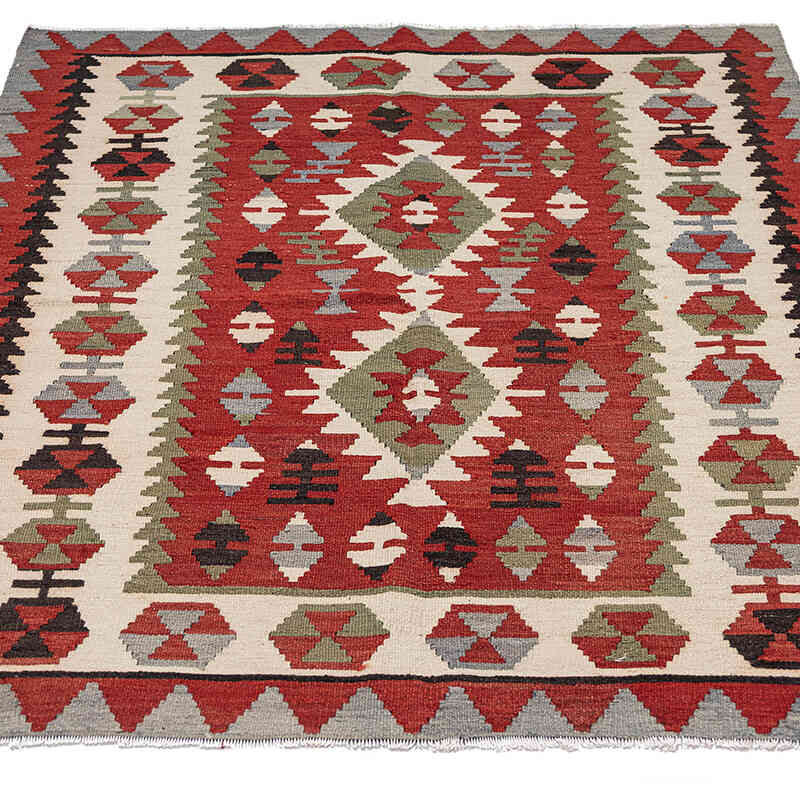 Oushak Kilim Vintage - 103 cm x 144 cm - K0072536