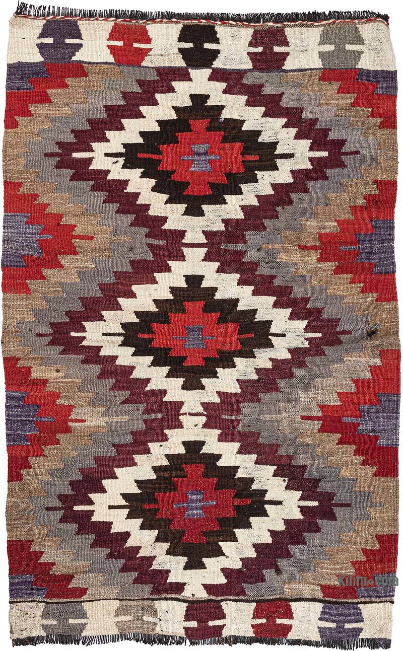 Vintage Mut Kilim Rug - 2' 11" x 4' 7" (35" x 55") - K0072538
