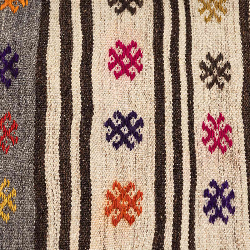 Vintage Anatolian Kilim Runner - 2'  x 9' 1" (24" x 109") - K0072540