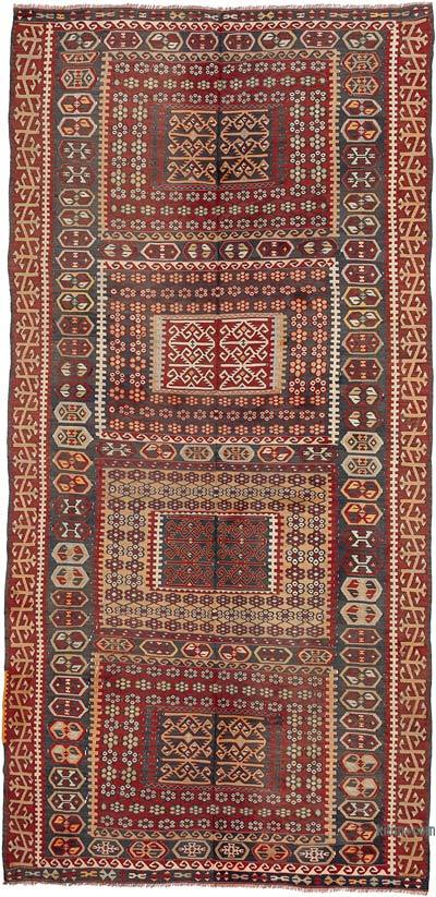 Vintage Kayseri Kilim Rug - 6'  x 12' 6" (72" x 150")