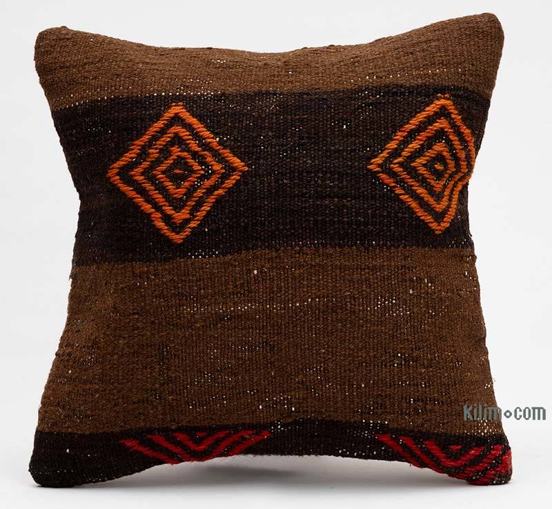 Kilim Pillow Cover - 1' 4" x 1' 4" (16" x 16") - K0072681