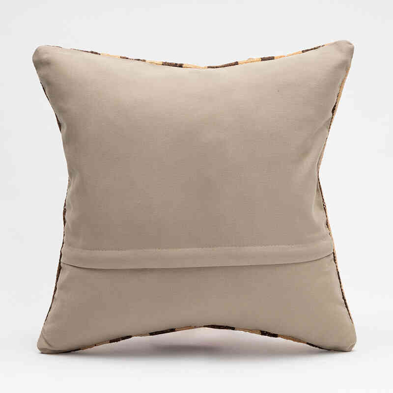 Kilim Pillow Cover - 1' 4" x 1' 4" (16" x 16") - K0072693
