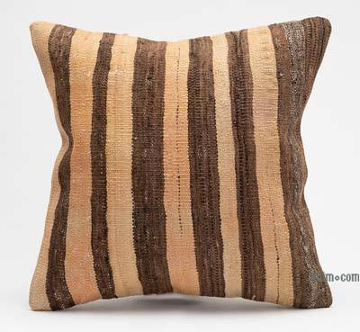 Kilim Pillow Cover - 1' 4" x 1' 4" (16" x 16")