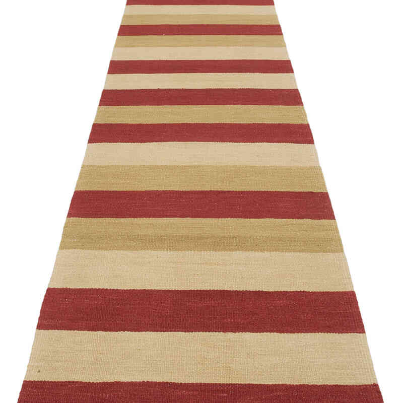 Yeni Kök Boya El Dokuma Yolluk Kilim - 68 cm x 370 cm - K0072824