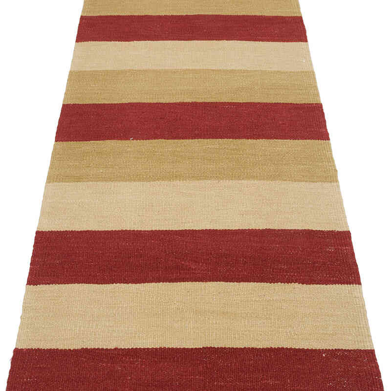 Yeni Kök Boya El Dokuma Yolluk Kilim - 68 cm x 370 cm - K0072824