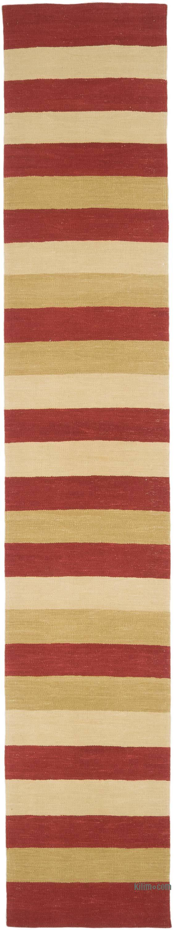Yeni Kök Boya El Dokuma Yolluk Kilim - 68 cm x 370 cm - K0072824