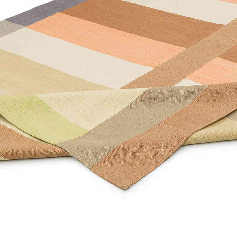 New Handwoven Turkish Kilim Rug - 6' 7" x 9' 7" (79" x 115") - K0072828