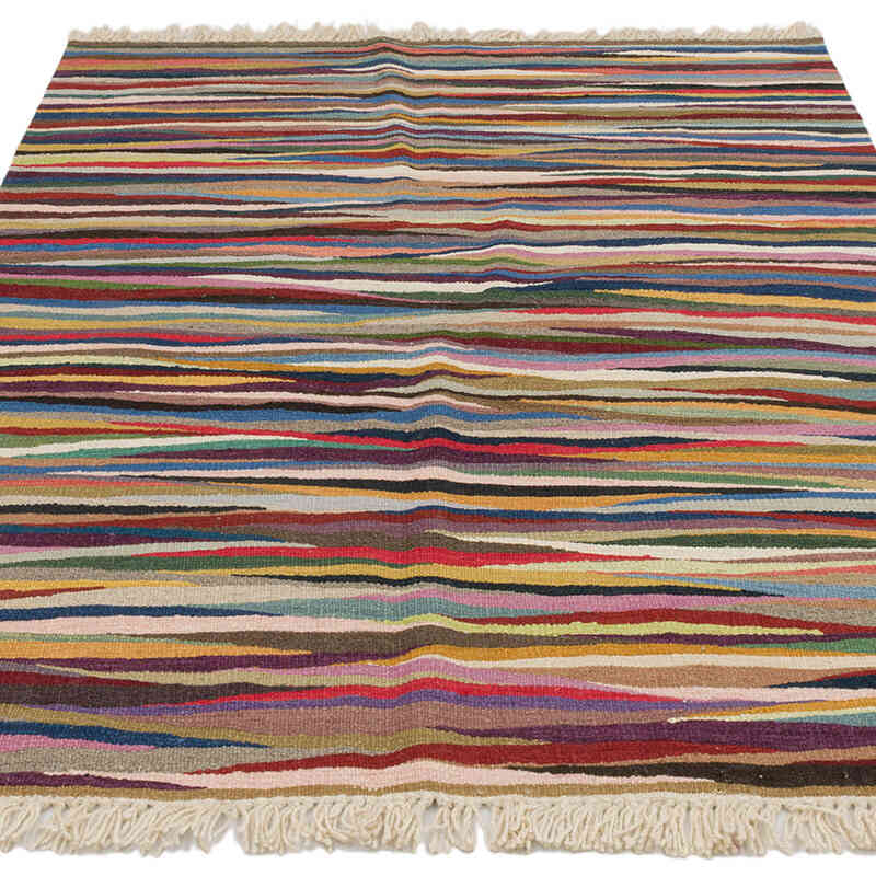 Nueva Alfombra Turca Kilim - 129 cm x 180 cm - K0072830