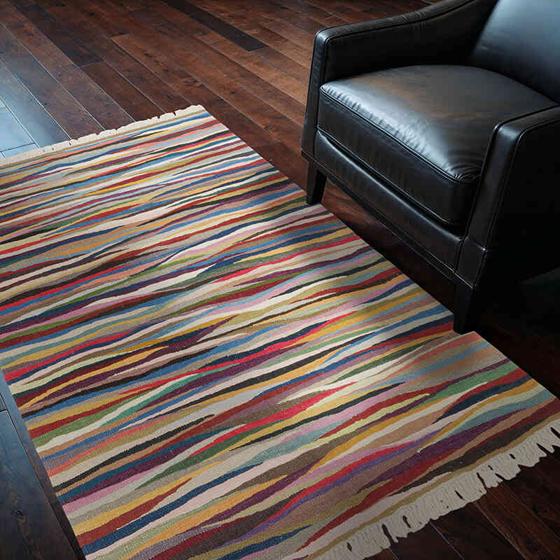 Nueva Alfombra Turca Kilim - 129 cm x 180 cm - K0072830