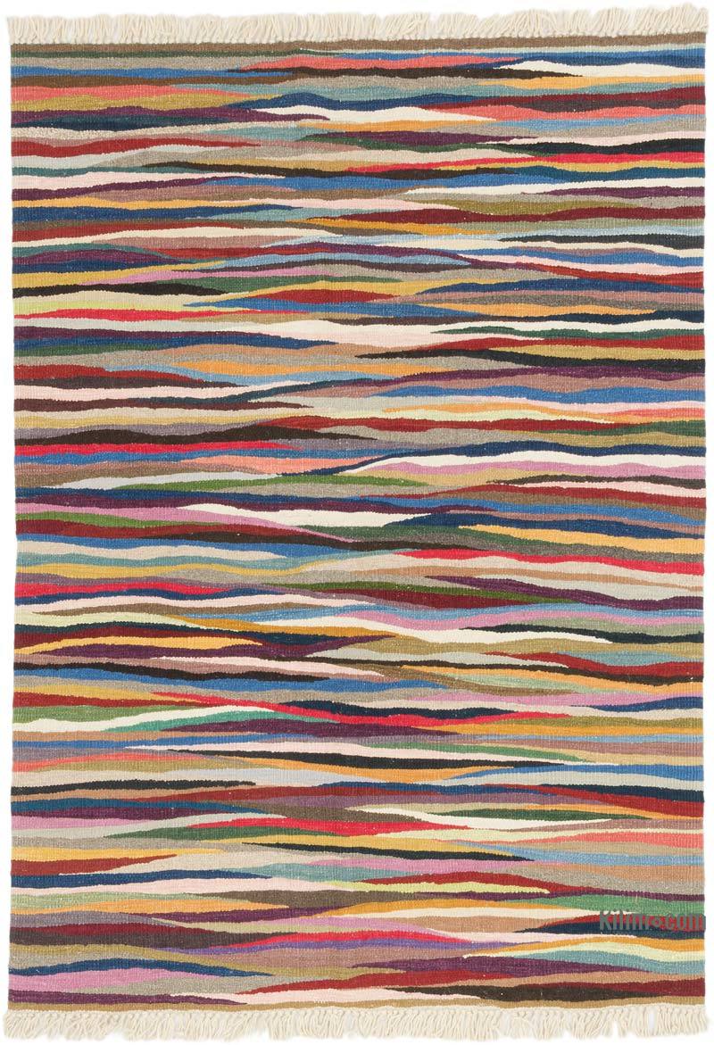 Nueva Alfombra Turca Kilim - 129 cm x 180 cm - K0072830