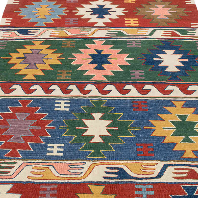 Nueva Alfombra Turca Kilim - 123 cm x 185 cm - K0072831