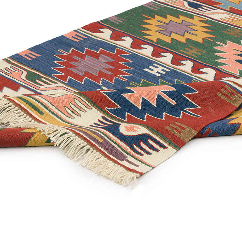 Nueva Alfombra Turca Kilim - 123 cm x 185 cm - K0072831