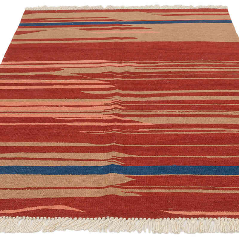 Nueva Alfombra Turca Kilim - 127 cm x 176 cm - K0072832