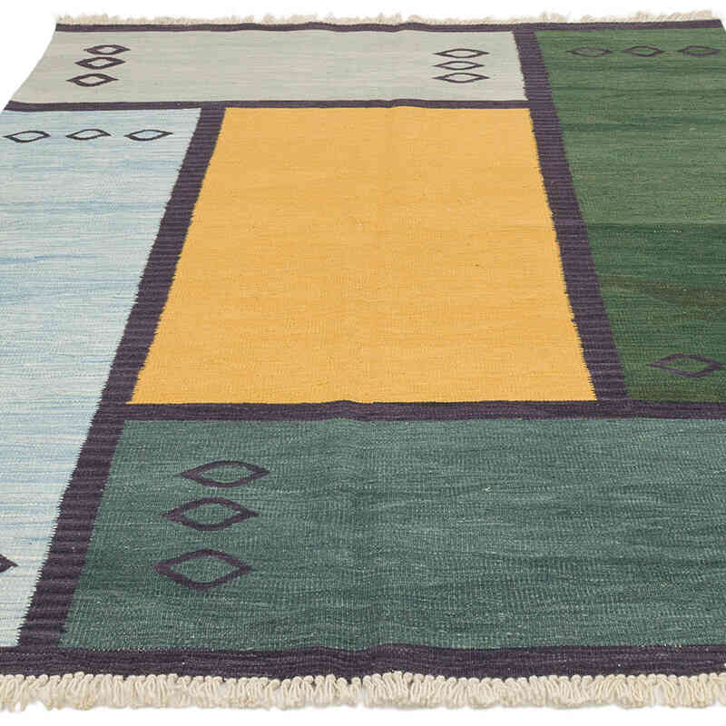 Nueva Alfombra Turca Kilim - 153 cm x 207 cm - K0072836