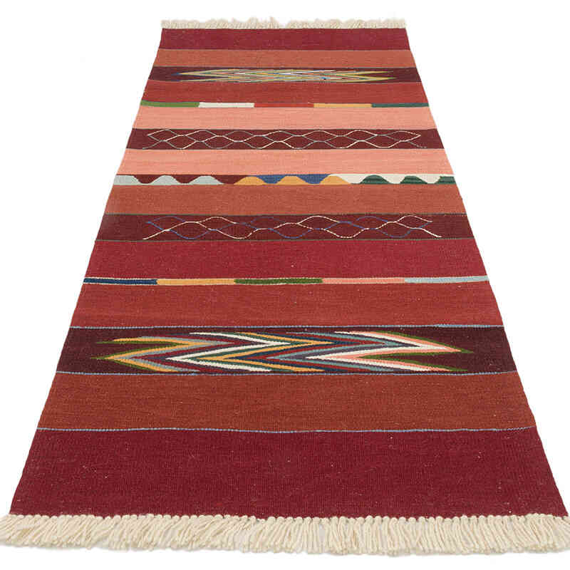 Yeni Kök Boya El Dokuma Yolluk Kilim - 83 cm x 200 cm - K0072841