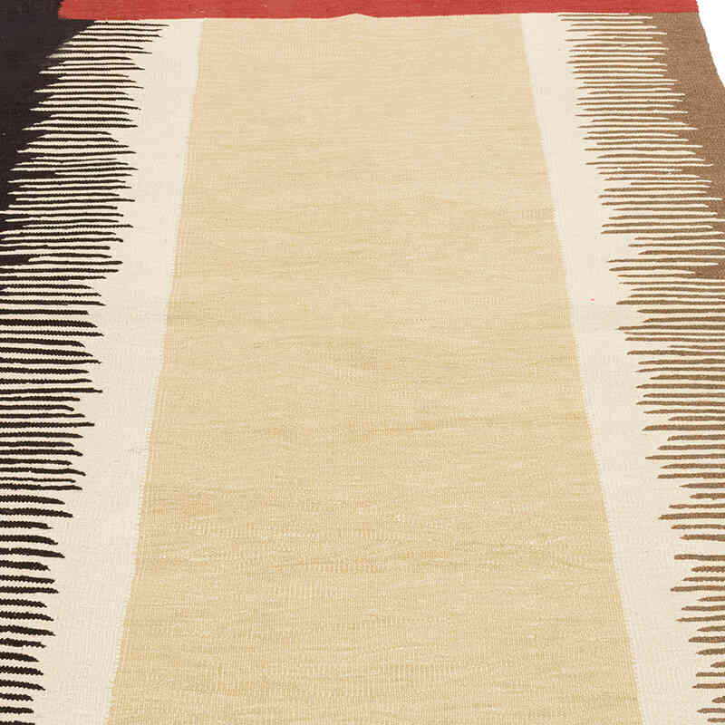 New Handwoven Turkish Kilim Rug - 4' 1" x 5' 11" (49" x 71") - K0072842