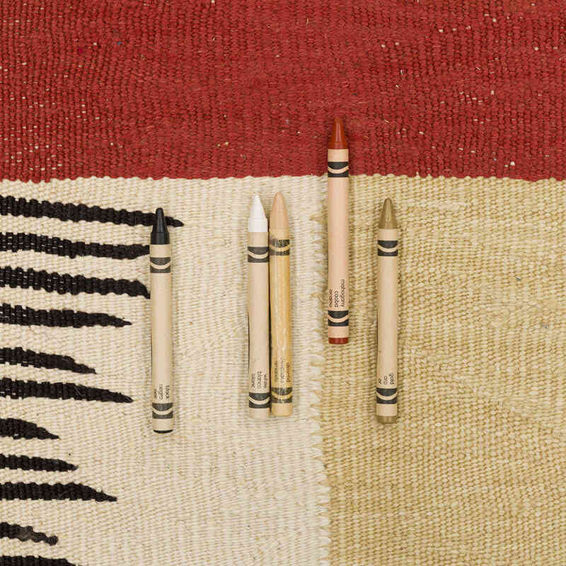 New Handwoven Turkish Kilim Rug - 4' 1" x 5' 11" (49" x 71") - K0072842