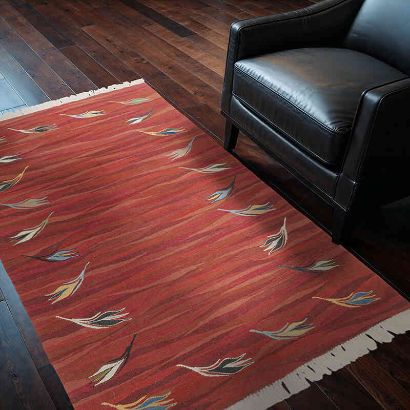 Yeni Kök Boya El Dokuma Kilim - 122 cm x 180 cm - K0072848