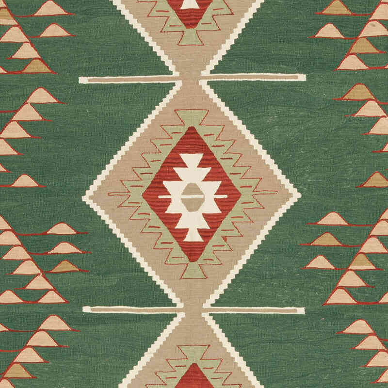 New Handwoven Turkish Kilim Rug - 9' 3" x 10' 2" (111" x 122") - K0072849