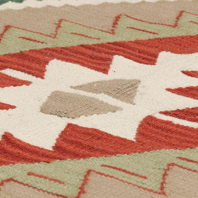 New Handwoven Turkish Kilim Rug - 9' 3" x 10' 2" (111" x 122") - K0072849
