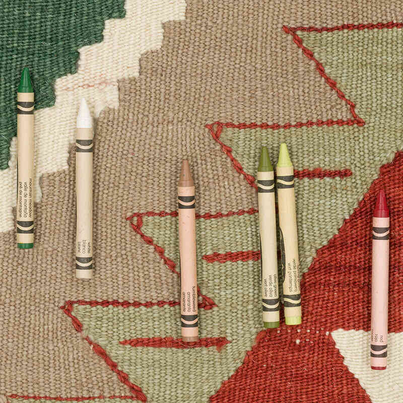 New Handwoven Turkish Kilim Rug - 9' 3" x 10' 2" (111" x 122") - K0072849