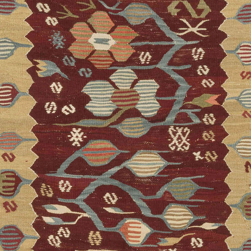 New Handwoven Turkish Kilim Rug - 3' 10" x 5' 7" (46" x 67") - K0072850