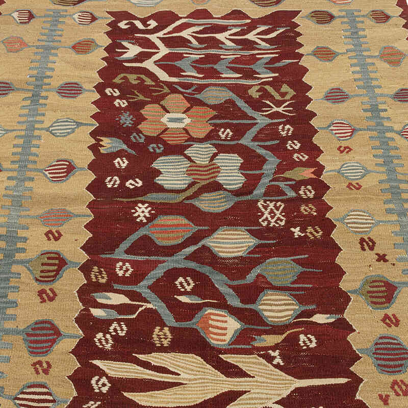 New Handwoven Turkish Kilim Rug - 3' 10" x 5' 7" (46" x 67") - K0072850