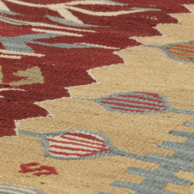 New Handwoven Turkish Kilim Rug - 3' 10" x 5' 7" (46" x 67") - K0072850
