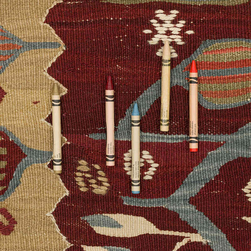 New Handwoven Turkish Kilim Rug - 3' 10" x 5' 7" (46" x 67") - K0072850